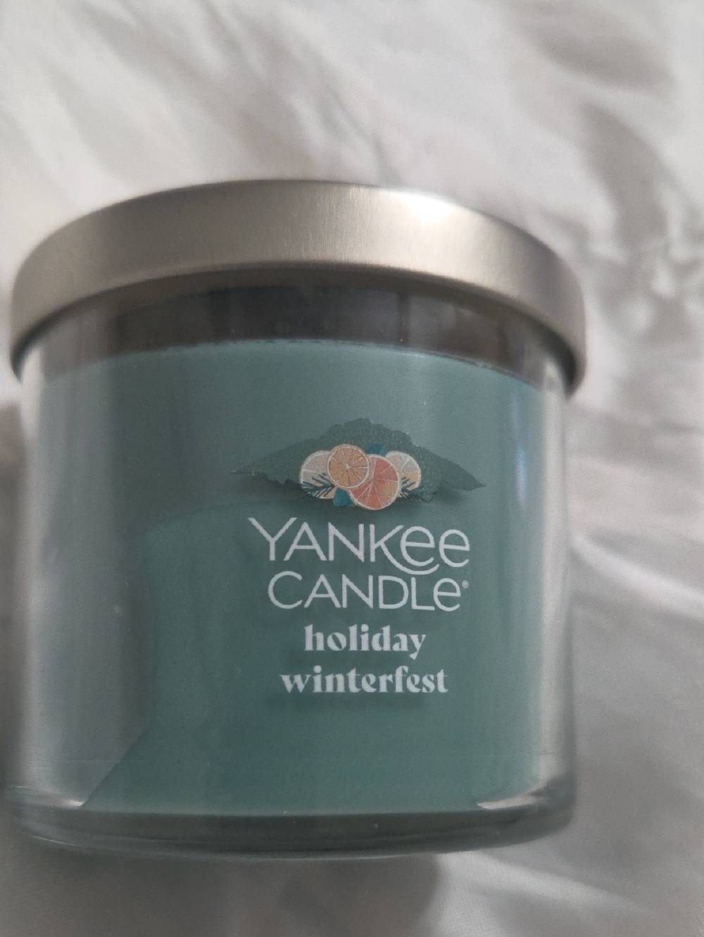 Yankee Candle Holiday Winterfest Jar Candle - Blue Green